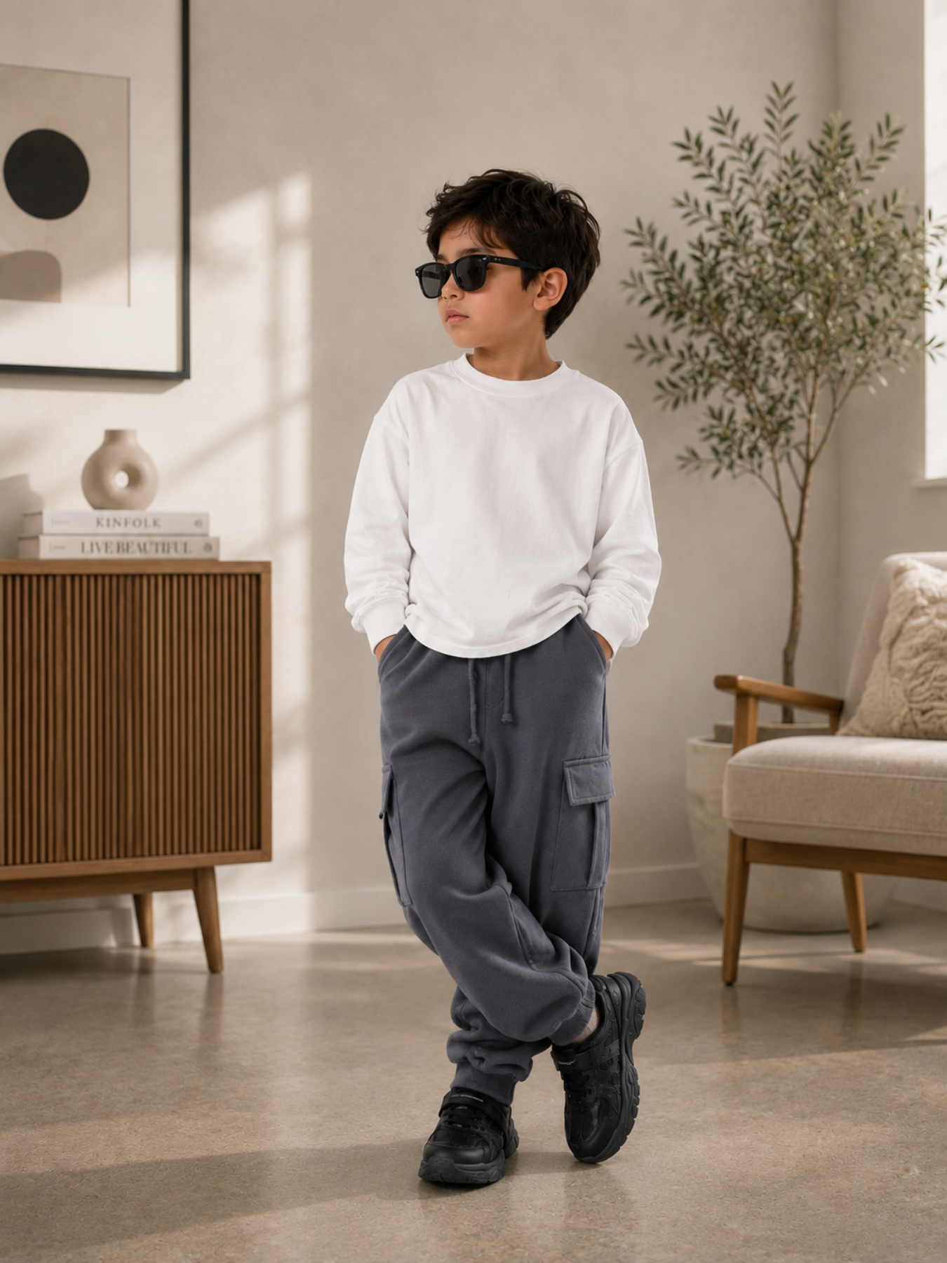 Understated Joggers - Grey