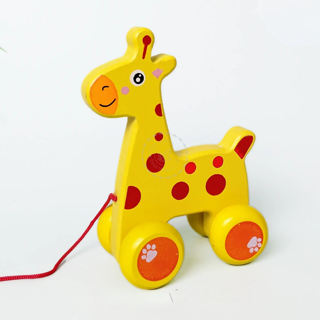 Cartoon Animals Pull Along Toy