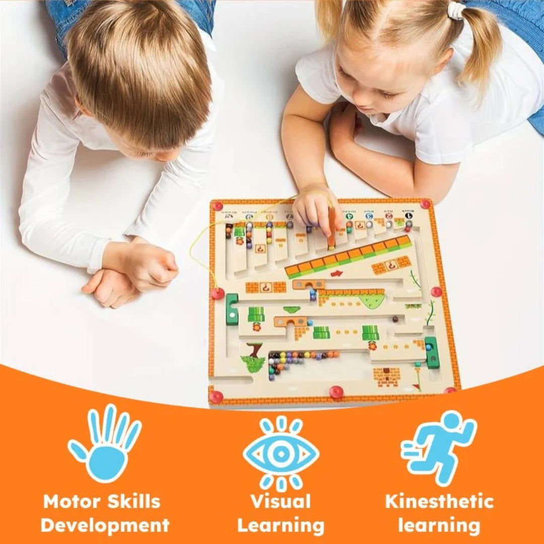 Magnetic Color & Number Maze