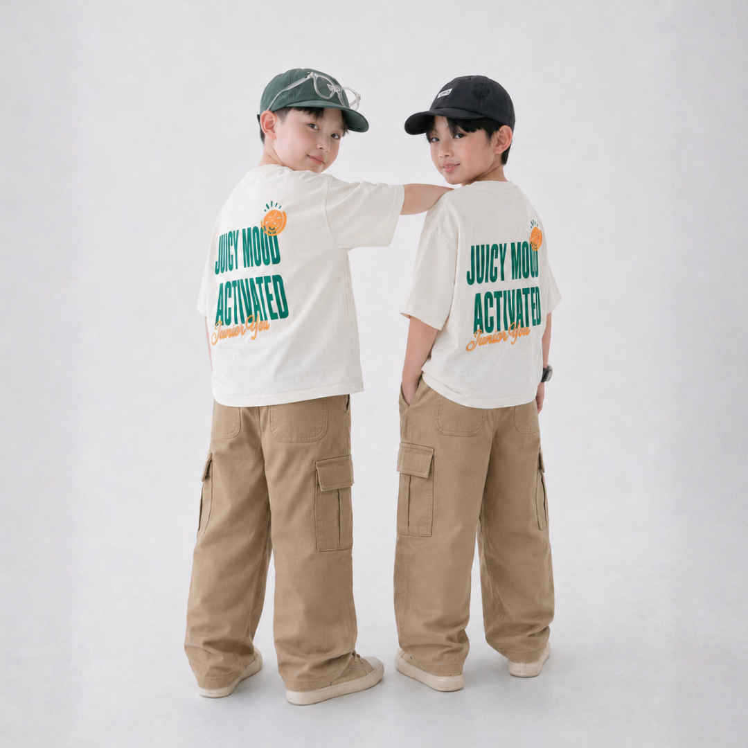 Juicy Days Co-ord Set with Khaki Pants