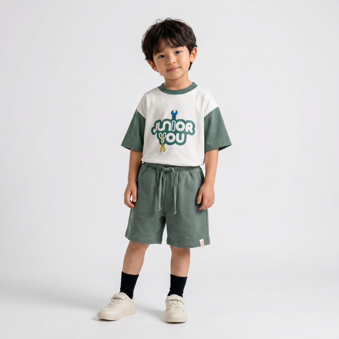 Lil Inventor Co-ord Set with Shorts