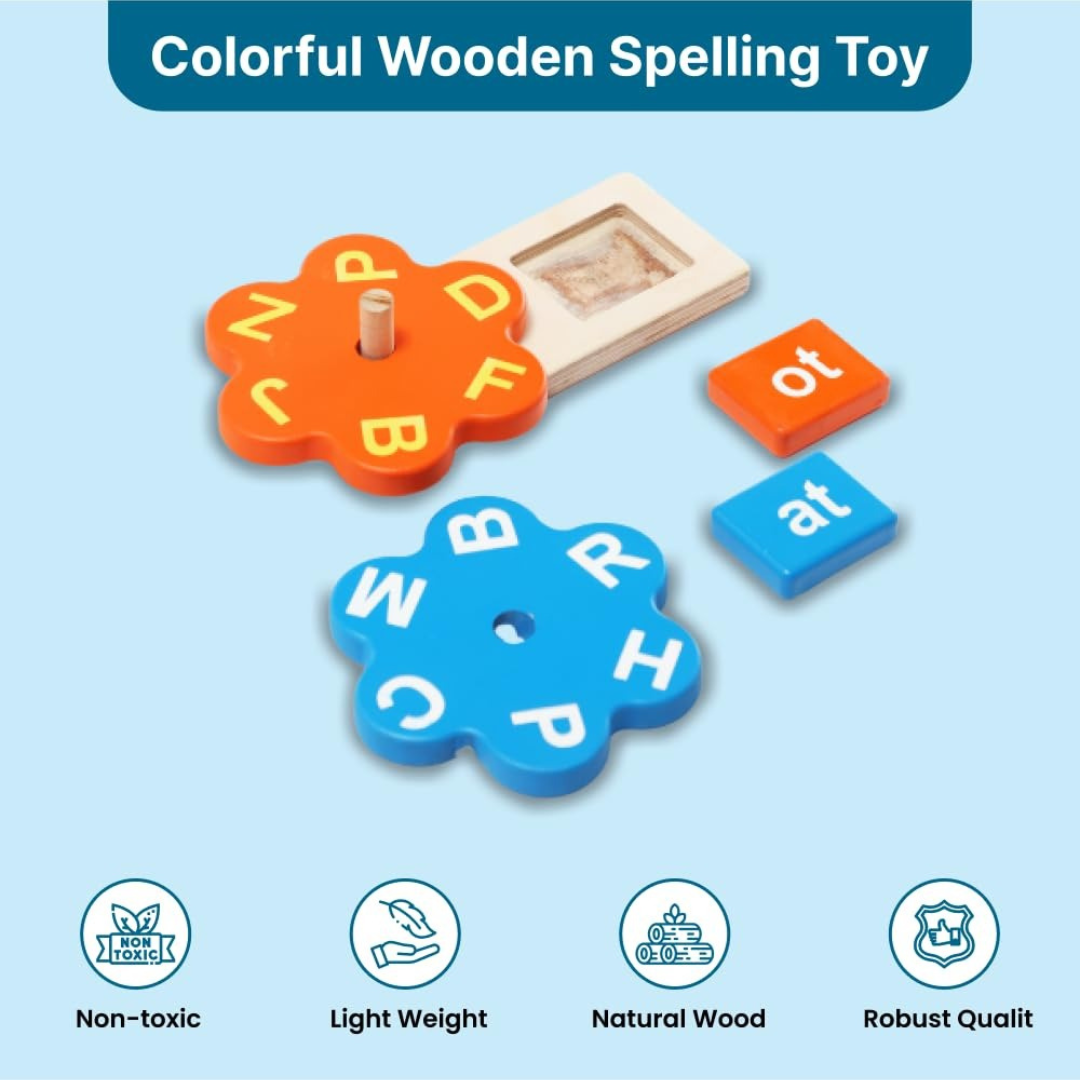 Wooden Spelling Learning Game Set