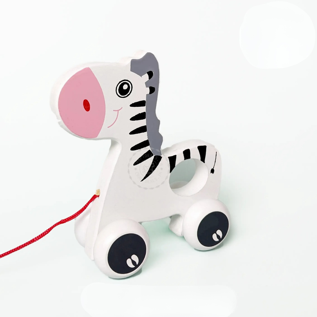 Cartoon Animals Pull Along Toy