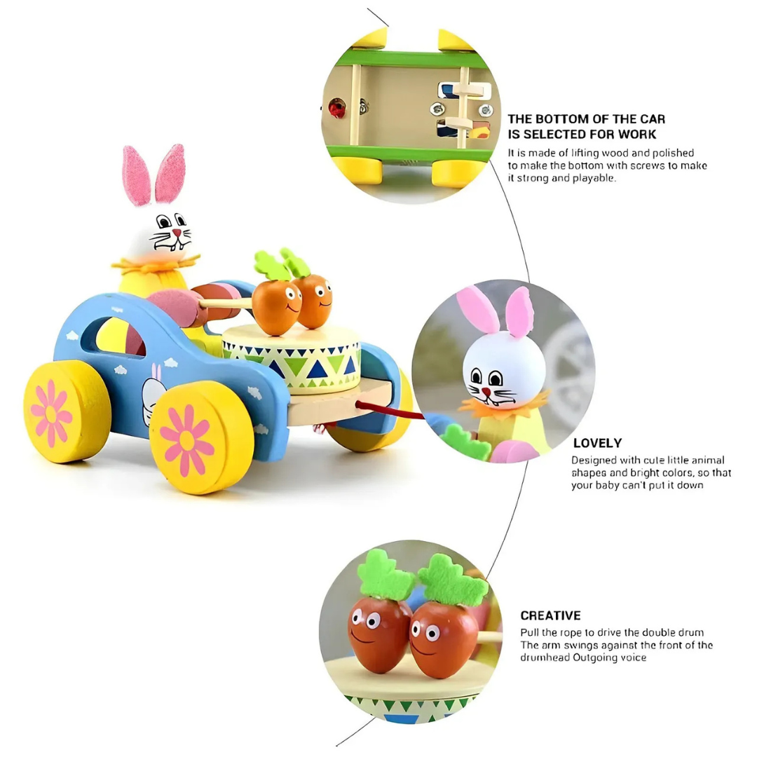 Musical Drum Pull Along Toy