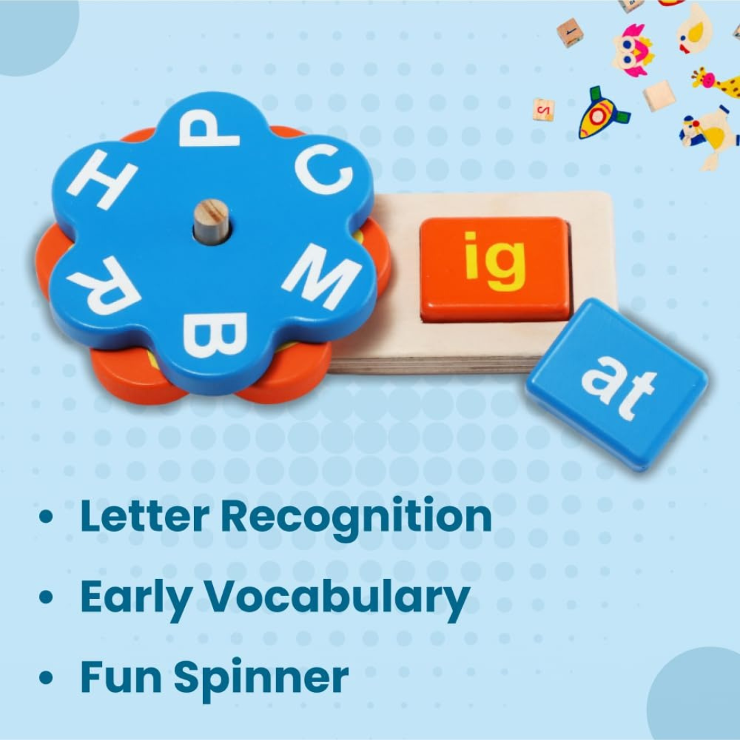 Wooden Spelling Learning Game Set