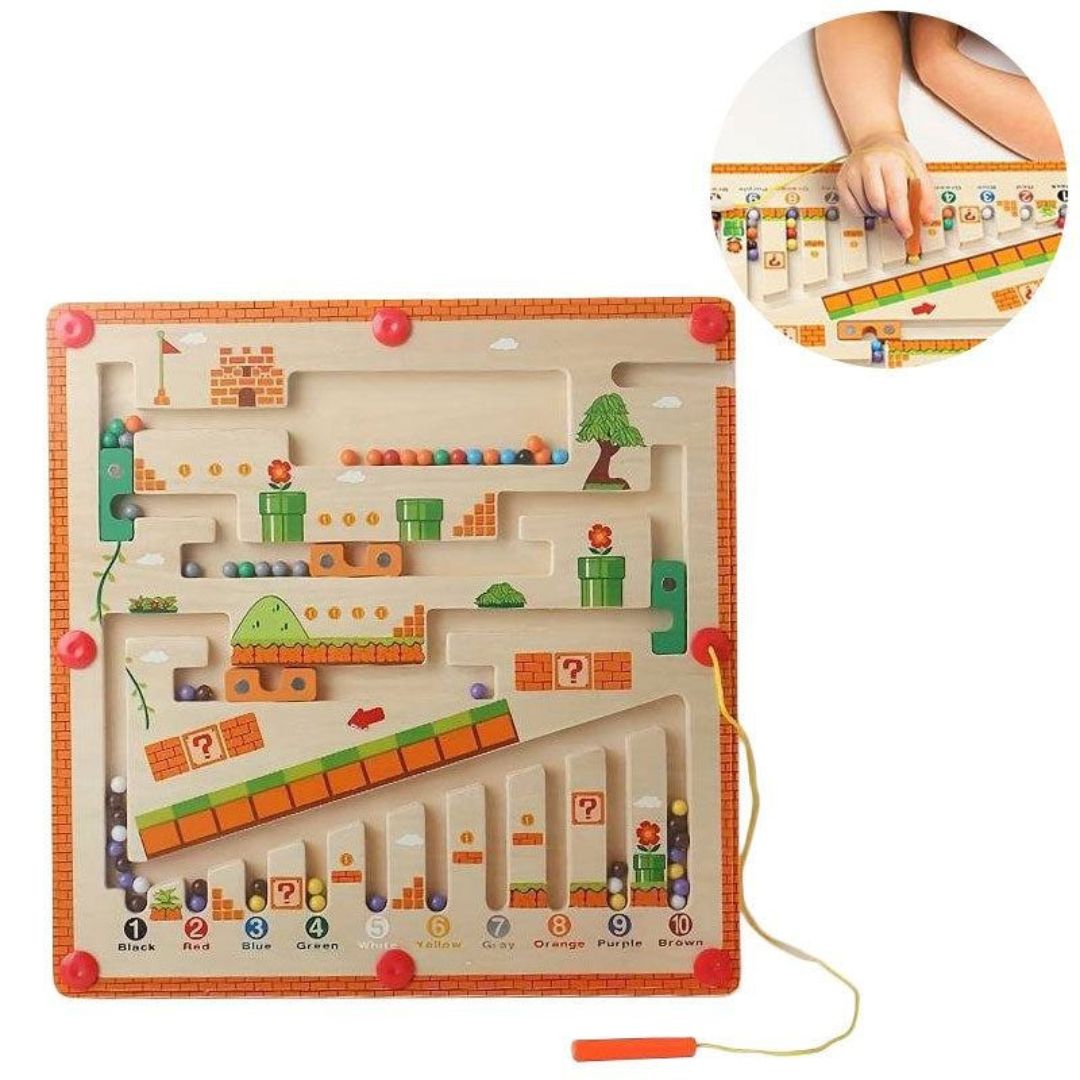 Magnetic Color & Number Maze