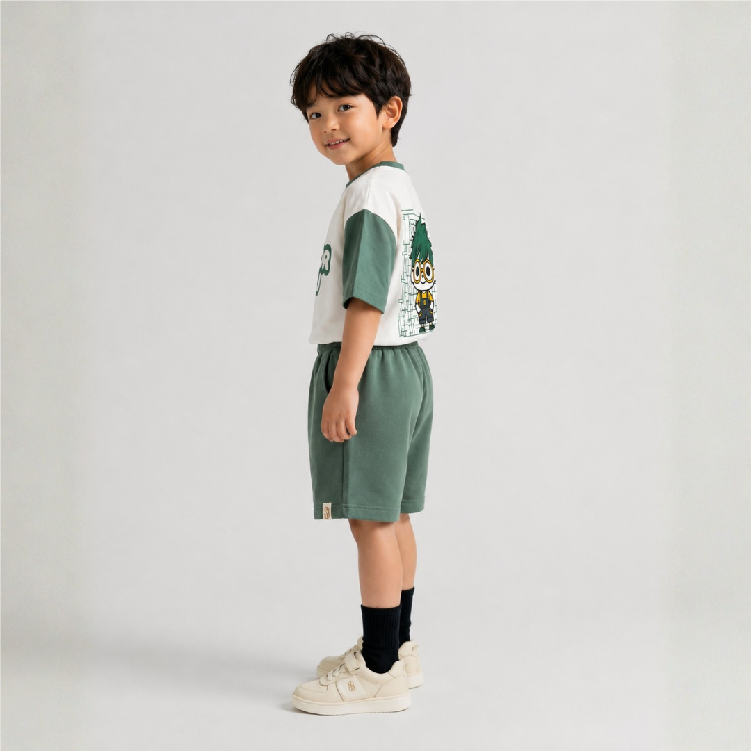 Lil Inventor Co-ord Set with Shorts