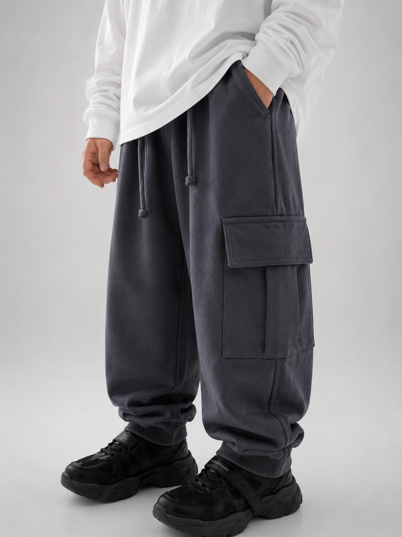 Understated Joggers - Grey