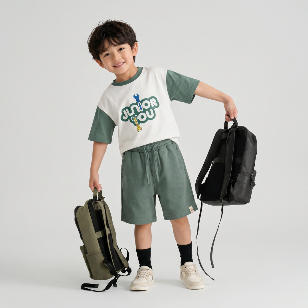 Lil Inventor Co-ord Set with Shorts