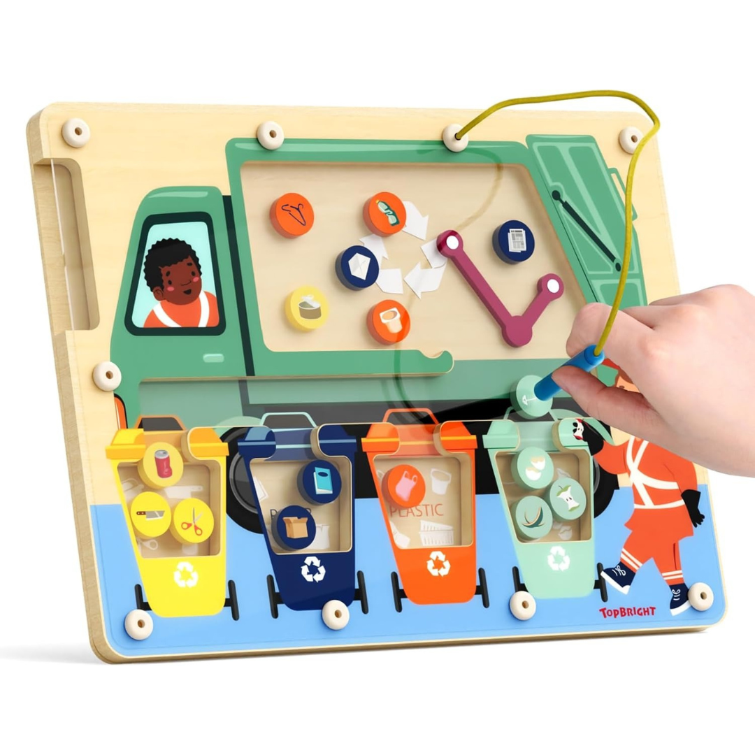 Garbage Truck Magnetic Maze