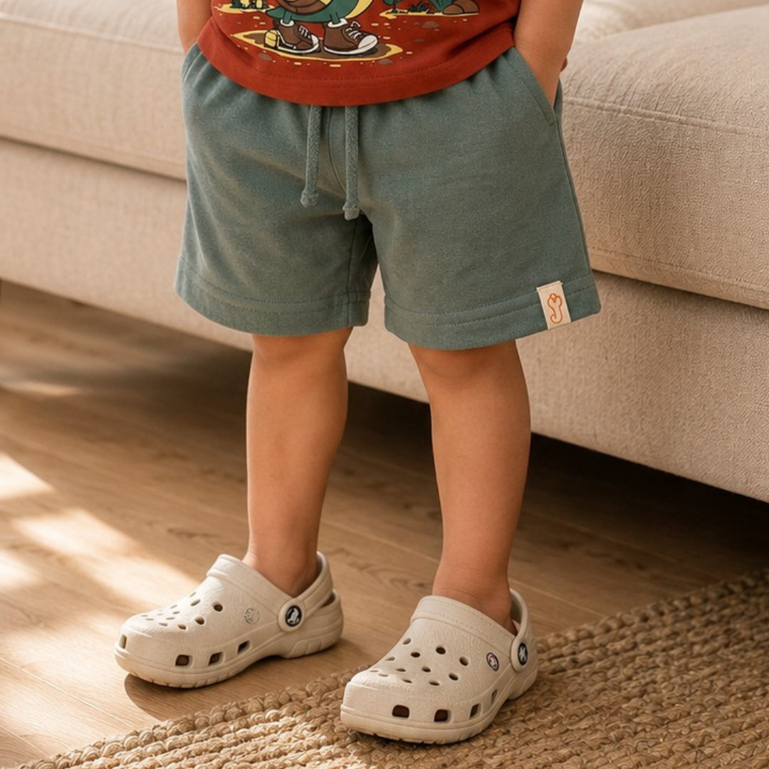 Mountain Crawler Co-ord Set with Green Shorts