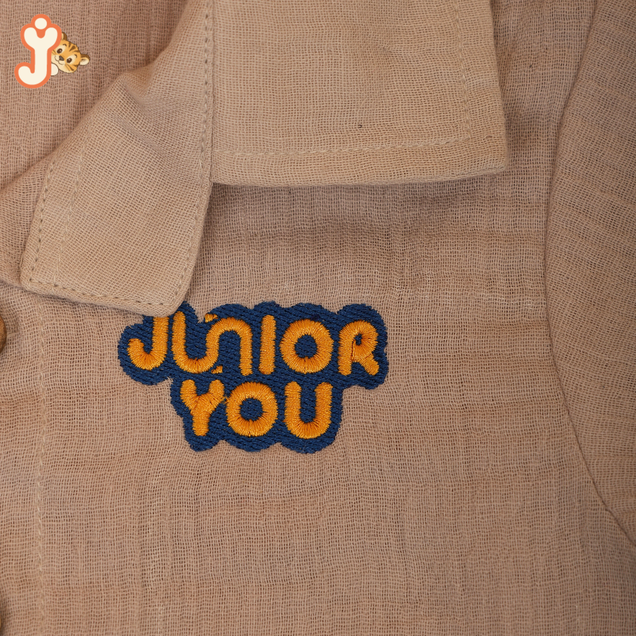 Junioryou Organic Cotton Muslin Shirt Co-ord set (Unisex) - Junioryou Express