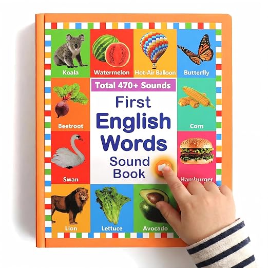 First English Words Interactive Sound Book – 470+ Sounds
