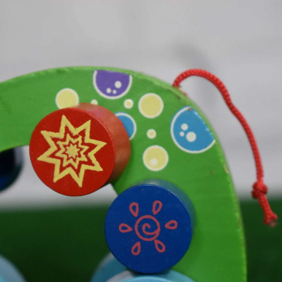 Handcrafted Wooden Pull Along Toy