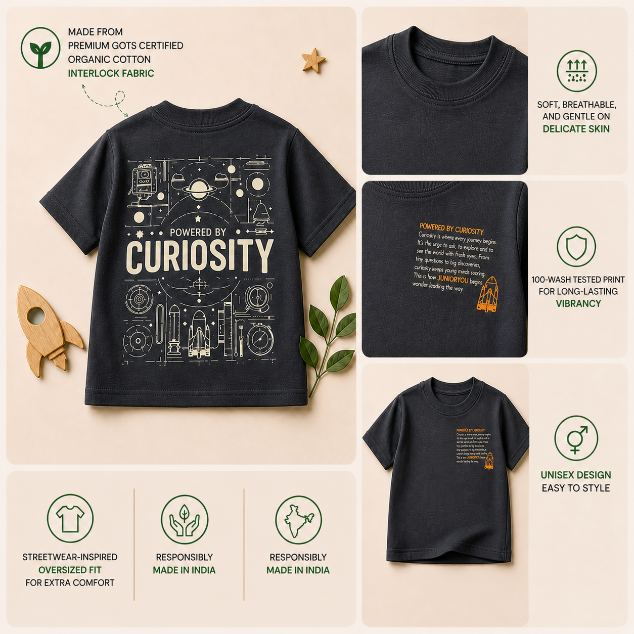 Powered By Curiosity Tee V2