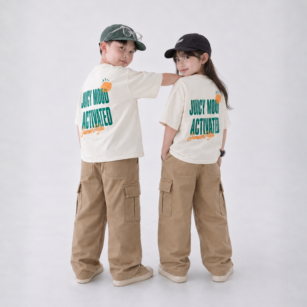 Juicy Days Co-ord Set with Khaki Pants
