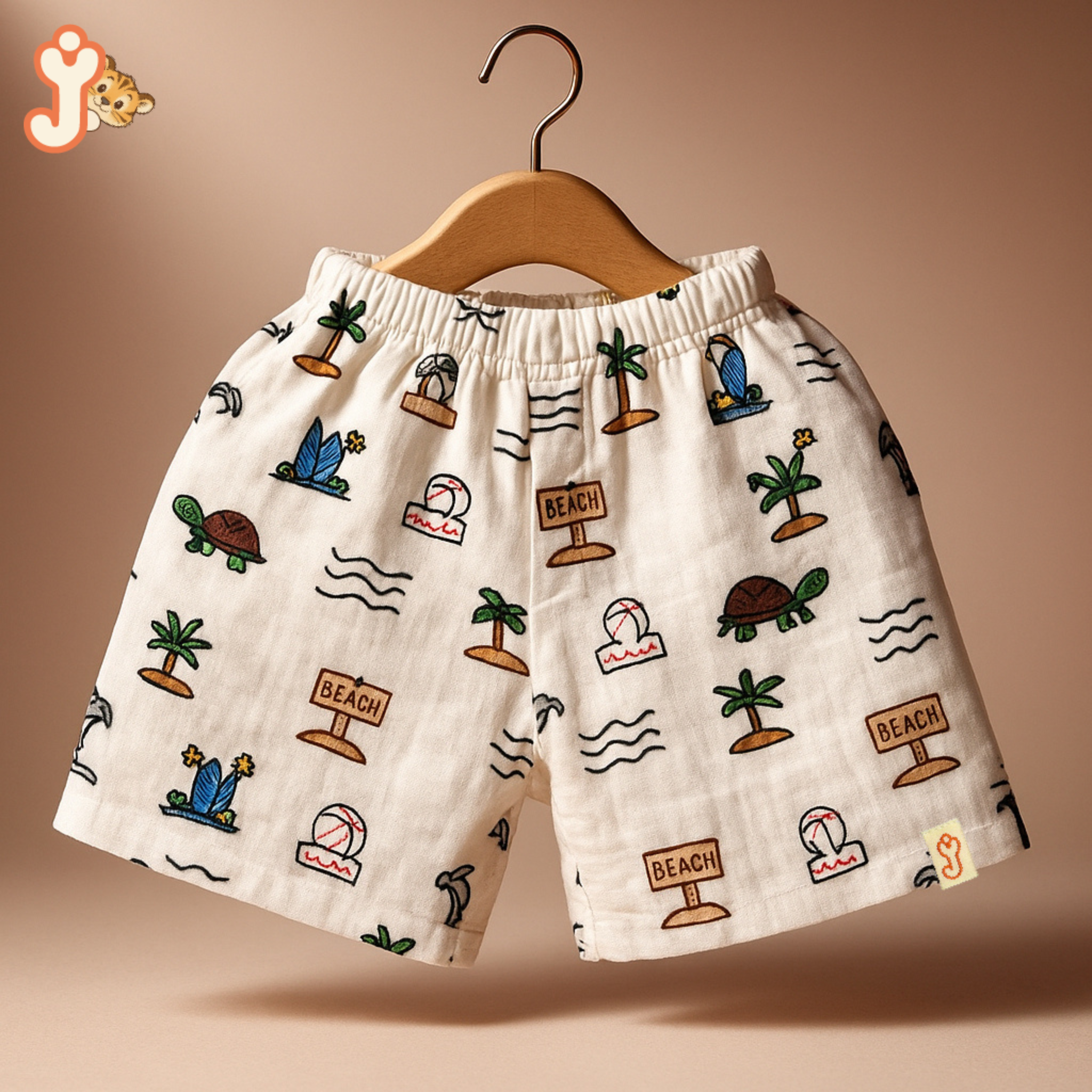 Junioryou Organic Cotton Muslin Shirt Co-ord set (Unisex) - Sandy Toes Holiday