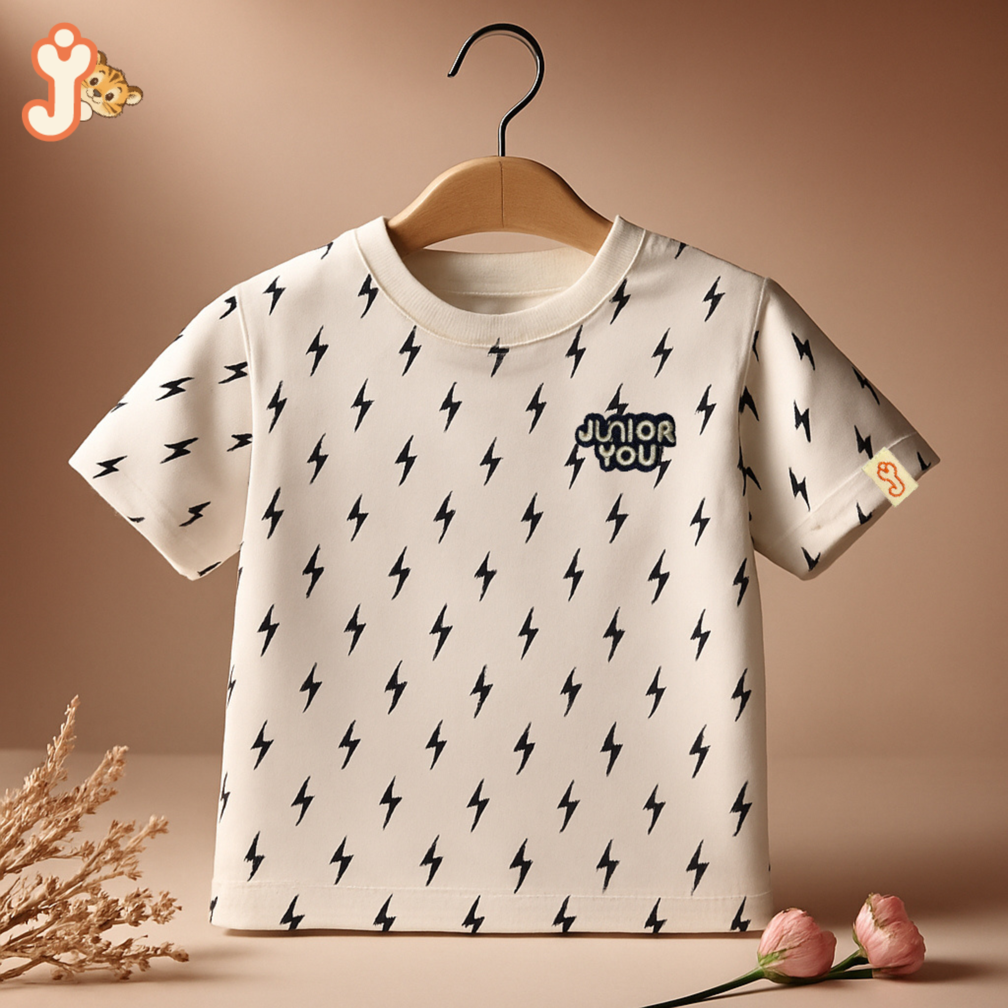 Junioryou Organic Cotton T-shirt Co-ord set (Unisex) - Tiny Bolt