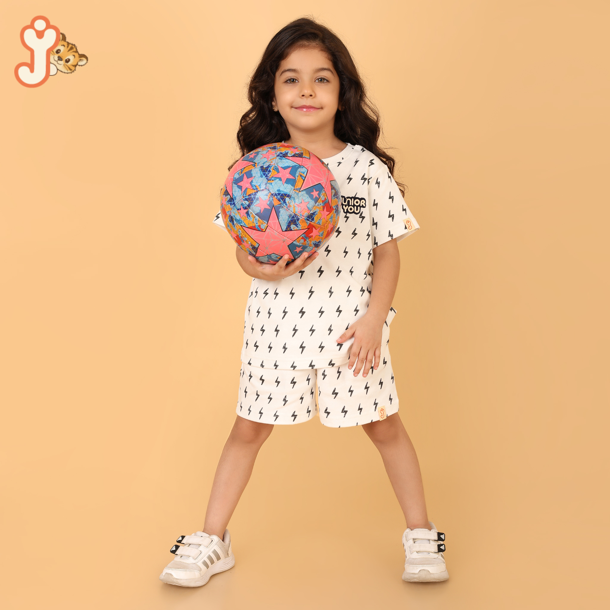 Junioryou Organic Cotton T-shirt Co-ord set (Unisex) - Tiny Bolt