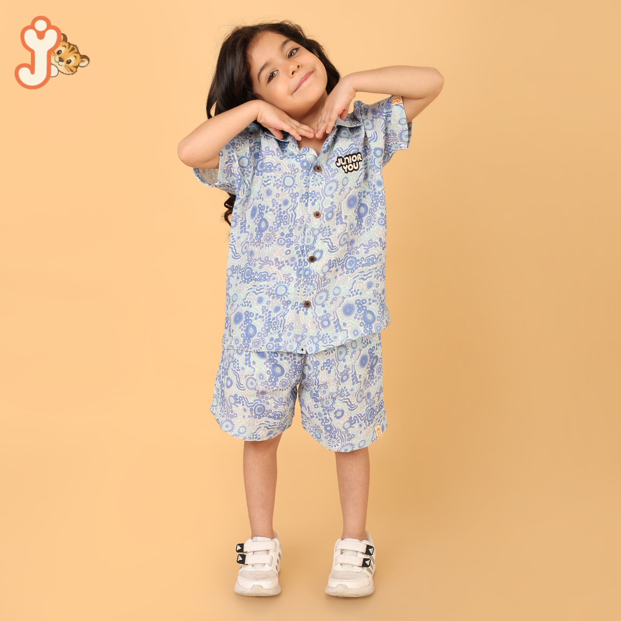 Junioryou Organic Cotton Shirt Co-ord set (Unisex) - Bubble Trail