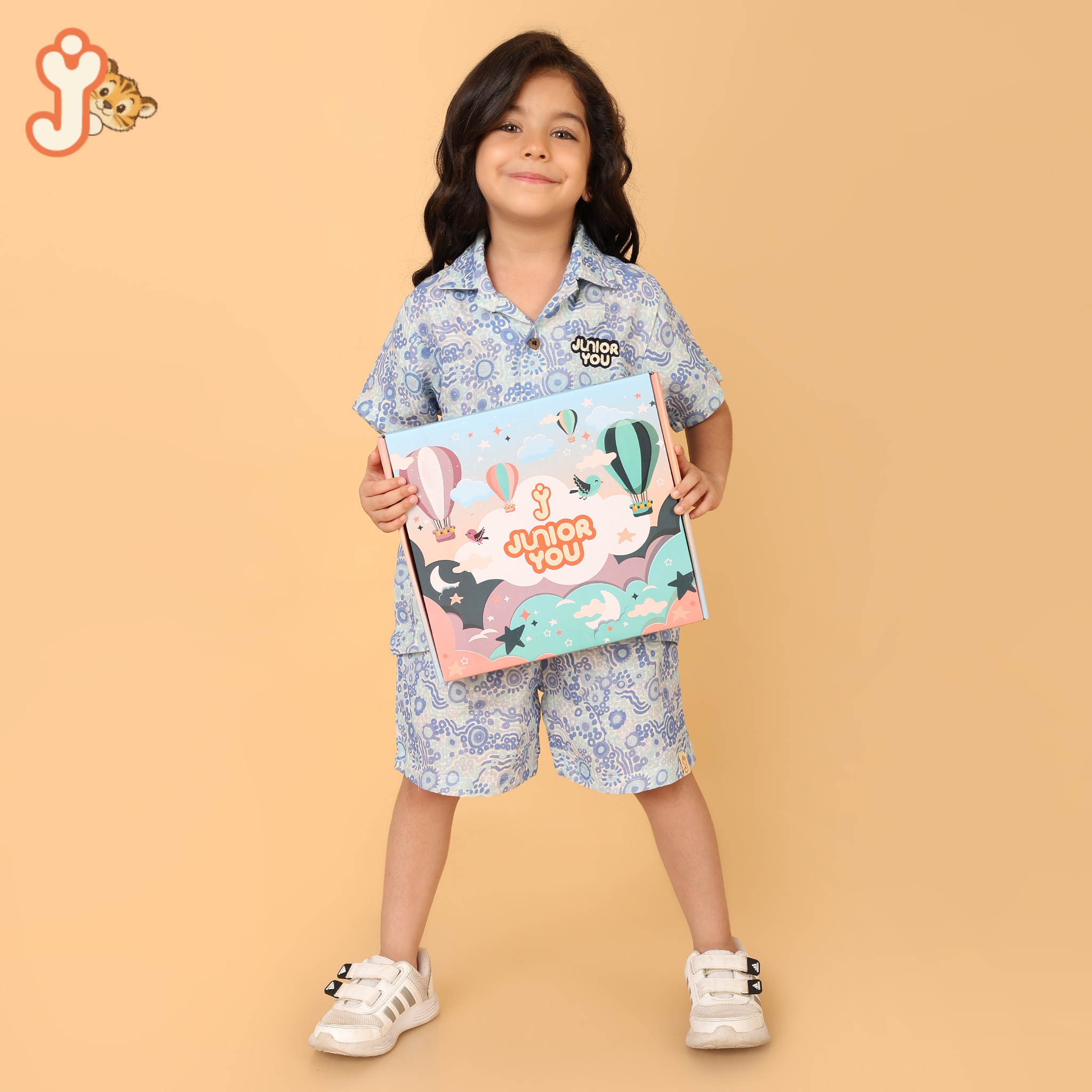 Junioryou Organic Cotton Shirt Co-ord set (Unisex) - Bubble Trail
