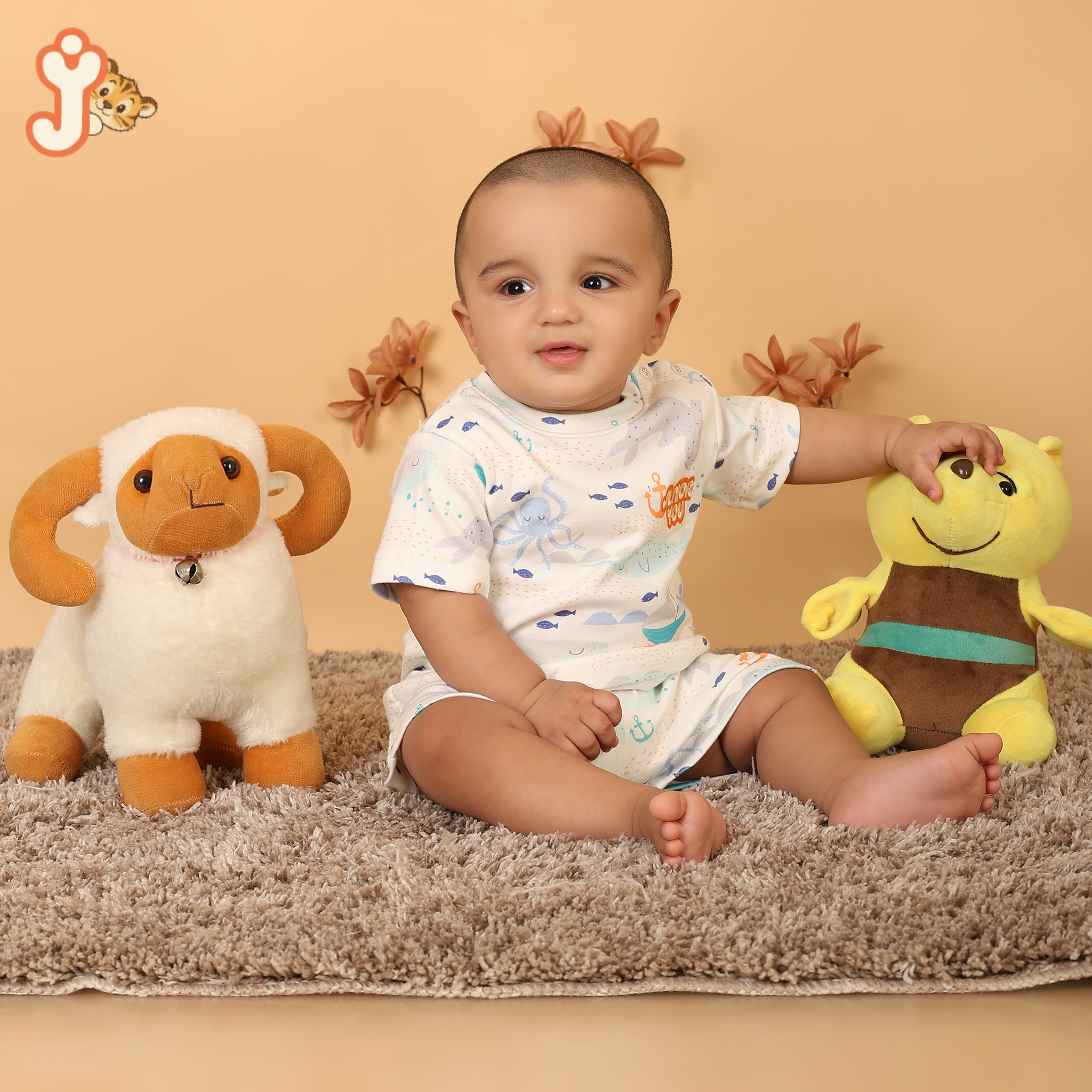 Junioryou Organic Cotton T-shirt Co-ord set (Unisex) - Aquatales Adventure