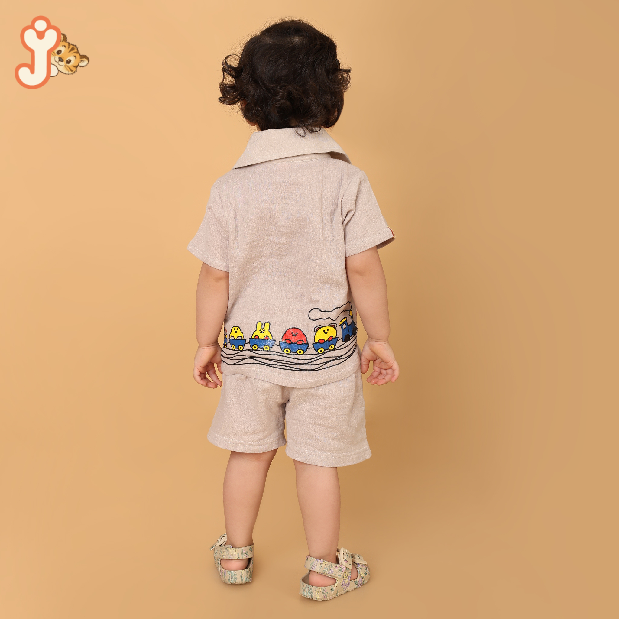 Junioryou Organic Cotton Muslin Shirt Co-ord set (Unisex) - Junioryou Express