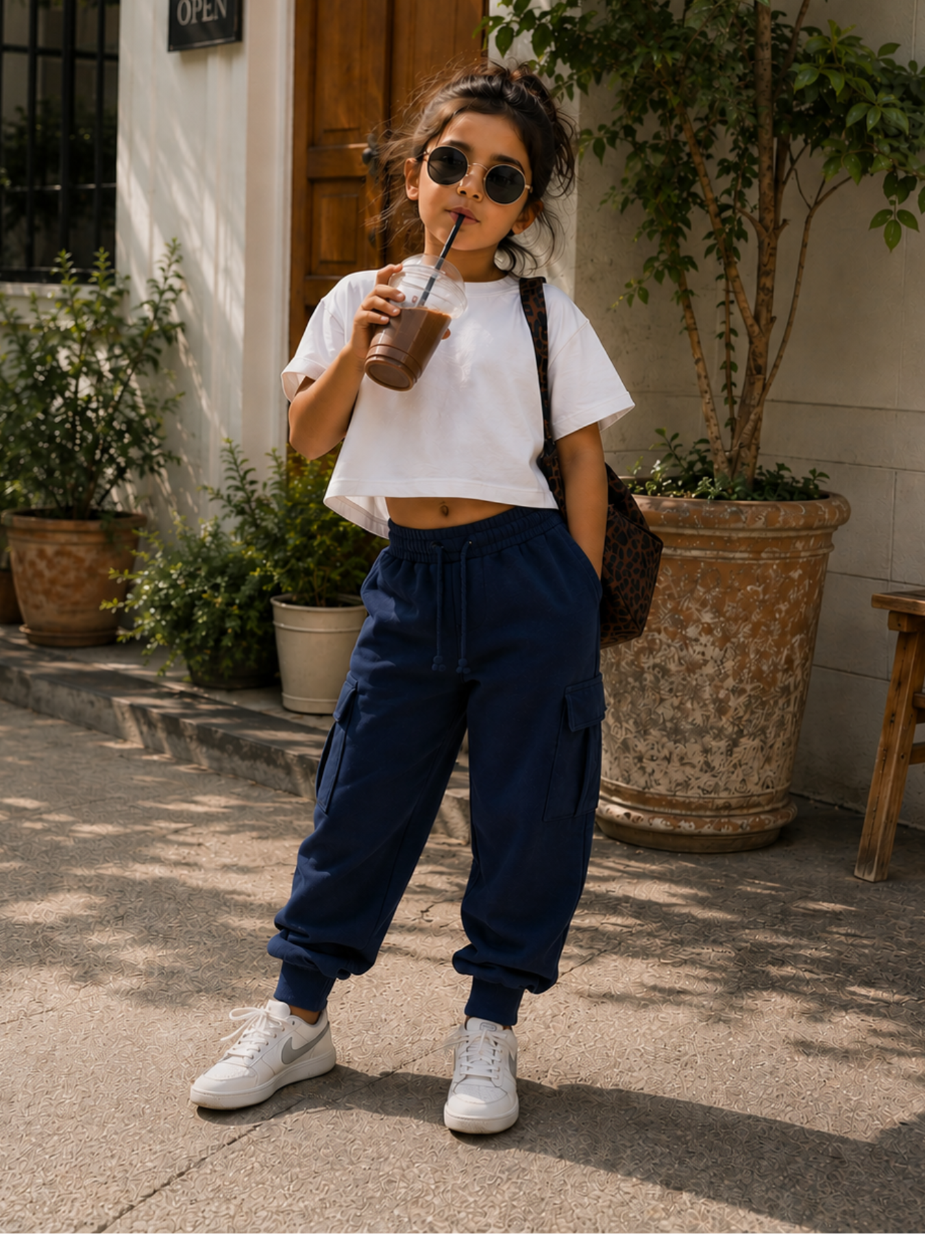 Understated Joggers - Navy Blue